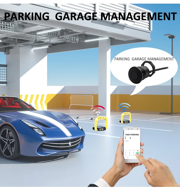 Car Parking Management System Ultrasonic Sensor Module Distance Sensing IP67 Ultrasound Sensor Human Body Close Alarm Sensor