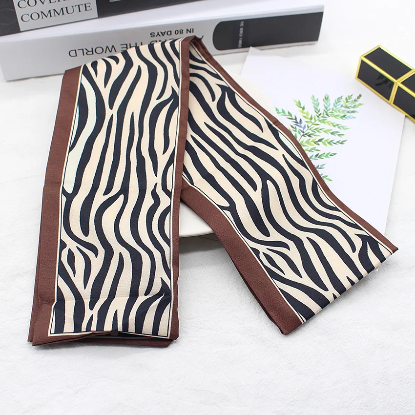 Imagen 4: Lazos para el pelo largo, bufanda, pañuelo para la cabeza, lazos para el cabello a la moda, cintas, diadema multifuncional, Bandana, accesorios elásticos para el cabello para mujer