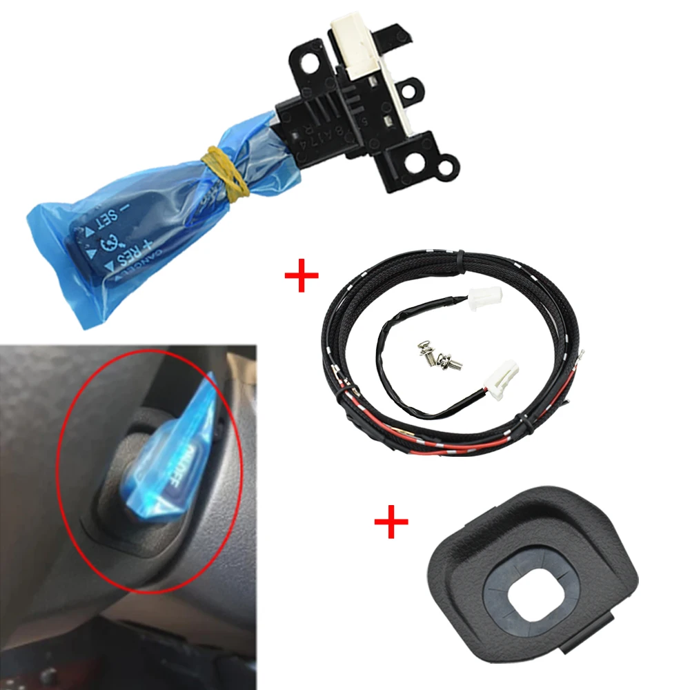 Cruise Control Switch Kit for Toyota Hilux Revo fortuner R5 M70 84632-34011 8463234011 Lower cover 45186-0K120-C0 451860K120C0