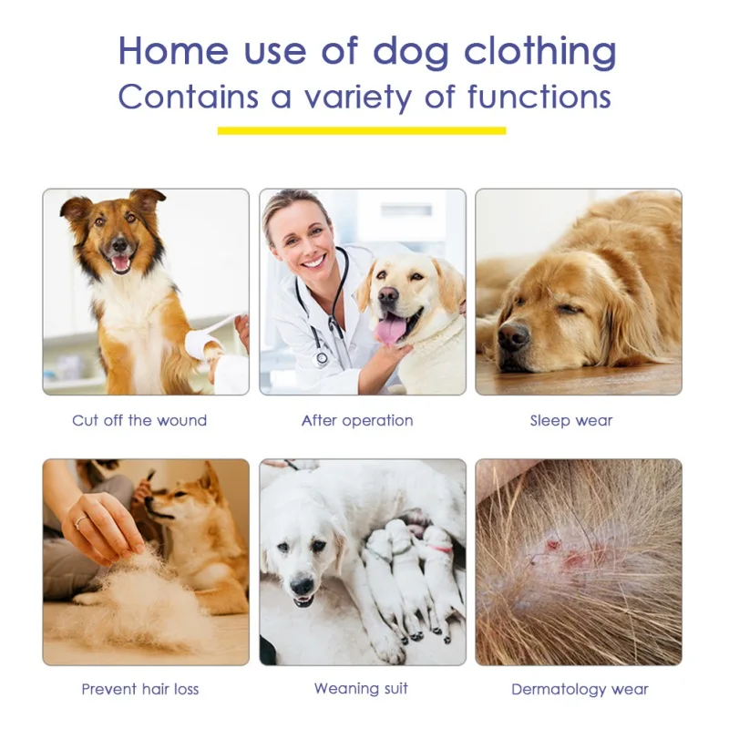 Four Feet Dog Lightweight Pajamas Pure Dog Jumpsuits 4 Legs Dog Clothes Onesies T-Shirt PJS Puppy Pets Costume For Large Dogs
