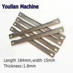 1Pcs Sachet Packing machine cross-sealing cutter 184mmX15mmX1.0mm size