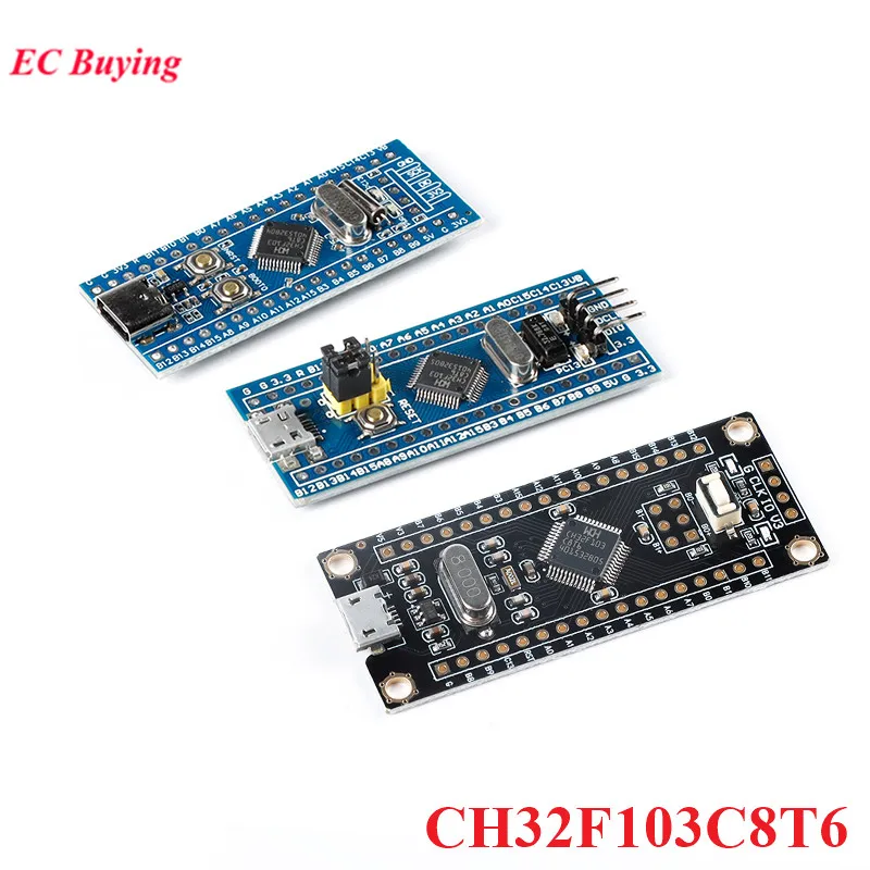 STM32F103C8T6 CH32F103C8T6 płyta główna rozwojowa ARM STM32 minimalny moduł systemu dla Arduino 32F103C8T6 typ C mikrointerfejs — zdjęcie 3