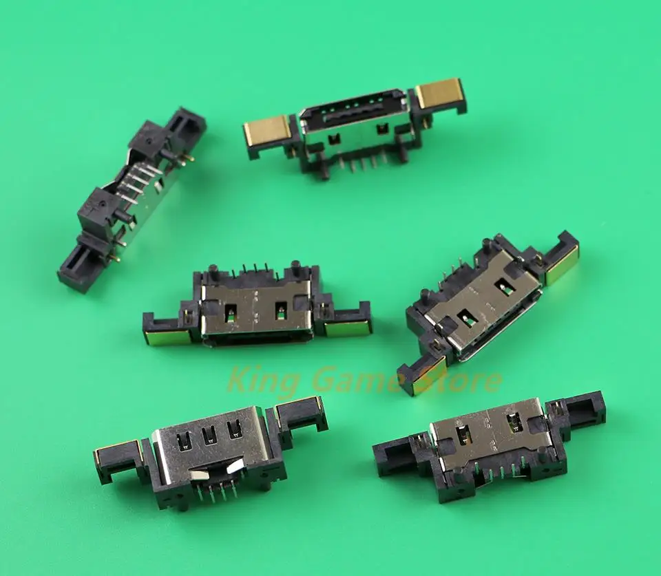 20 piezas toma de corriente puerto de carga conector de enchufe usb reemplazo para consola de juegos Wii U wiiu