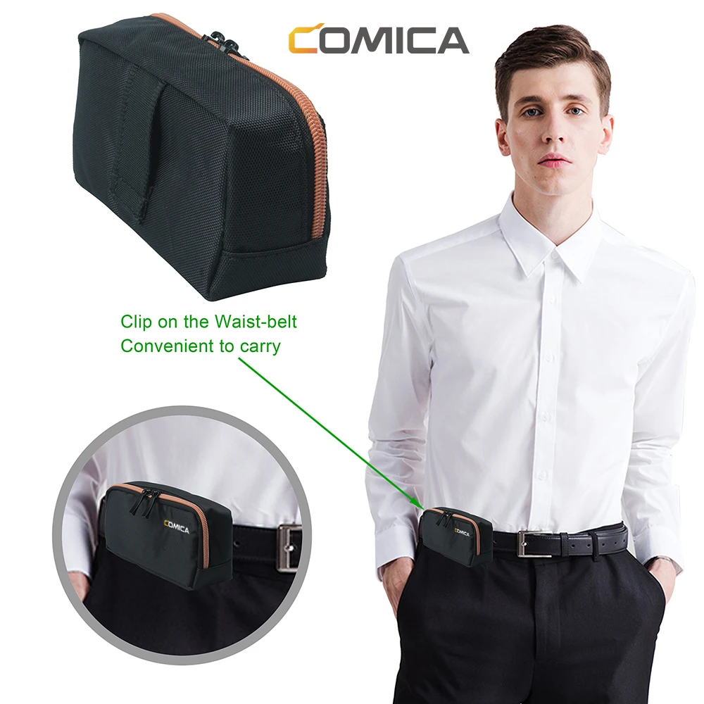 CoMica CVM D02 Lavalier Condenser Microphone 2.5m 4.5m 6.0m Mic for Sony Canon Nikon DSLR Camera Phone Gopro Studio