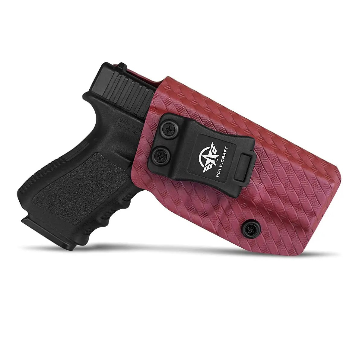 

PoLe.Craft IWB Kydex из углеродного волокна под заказ подходит: Glock 19 19X / Glock 23 / Glock 25 / Glock 32 / Glock 45 (Gen 3 4 5) пистолет