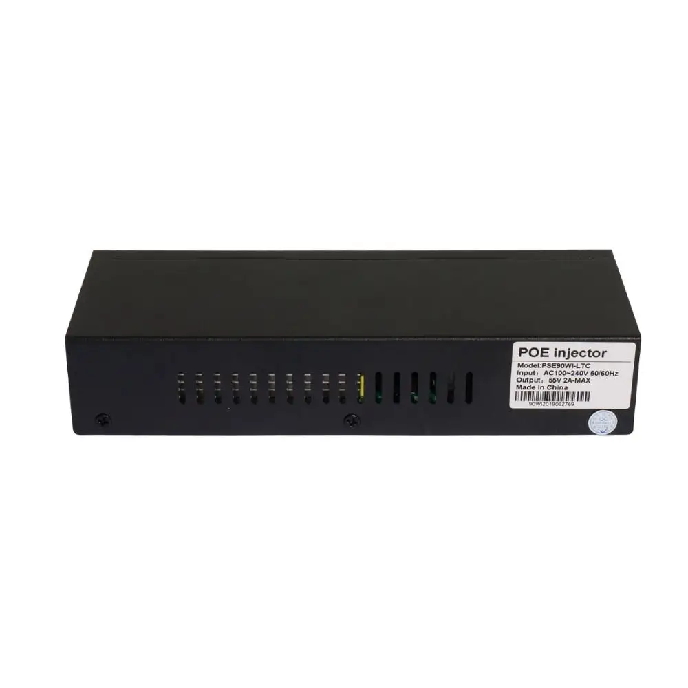 65W POE Injector 802.3af/tại POE + + Tương thích 55V đầu ra 10/100/1000Mbps