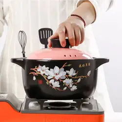 Ceramic Soup Pot Casserole Milk Pot Gas Use Kitchen Pots Ceramic Stew Pot Cooker Cooking Pots Set Cooker Hot Pot Soup Wok
