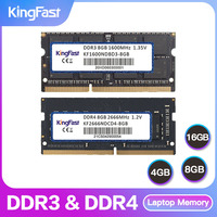 KingFast DDR3 DDR4 4GB 8GB 16GB Laptop Memory Ram 1600 2400 2666 3200 DDR3L 204Pin 260Pin Sodimm Notebook Memory