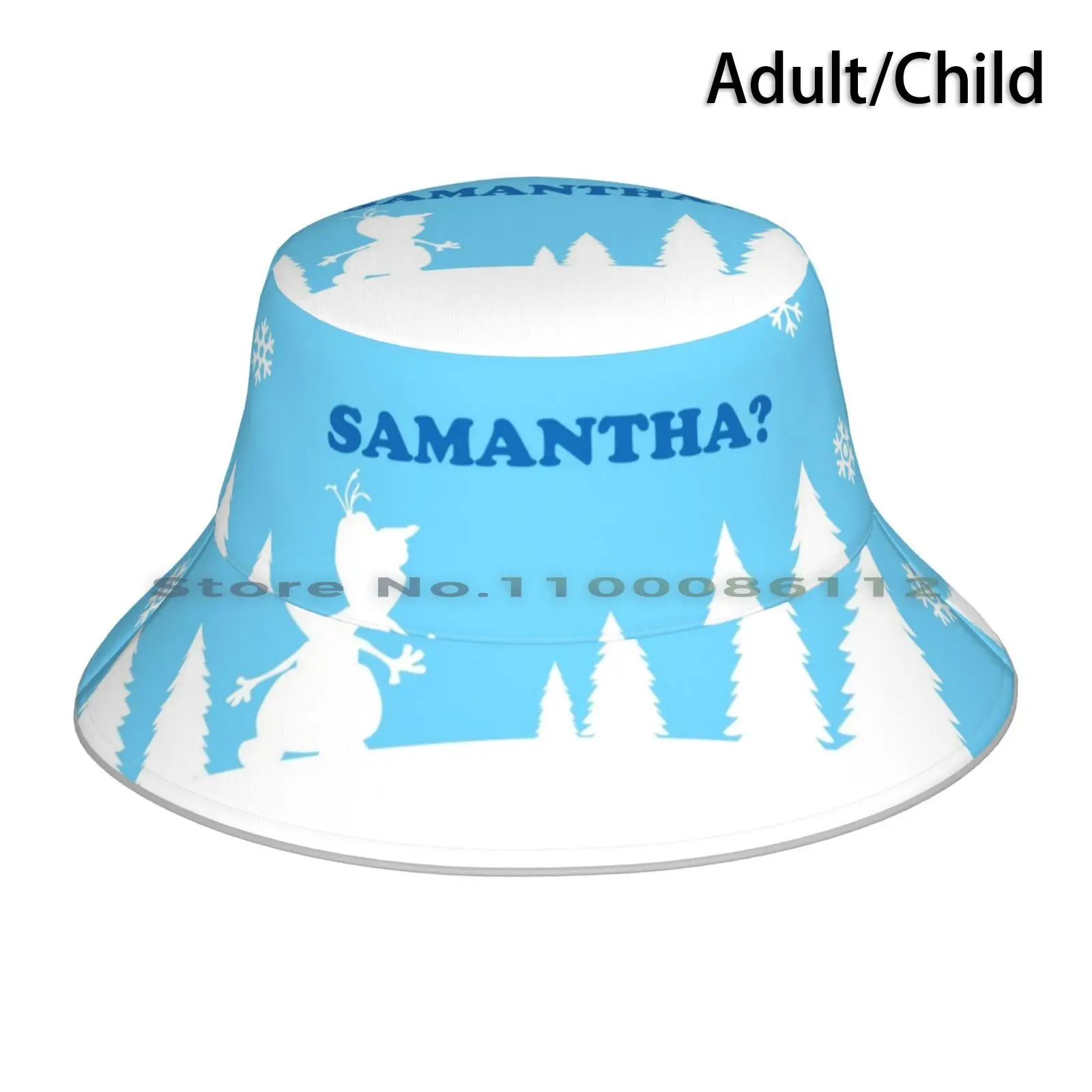 Samantha ? Mask Bucket Hat Sun Cap Samantha Olaf Question 2 Foldable Outdoor Fisherman Hat