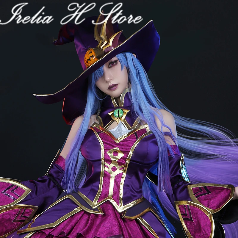 Irelia H Store LOL Bewitching Syndra Cosplay Costume Halloween Costumes dress female Christmas gift