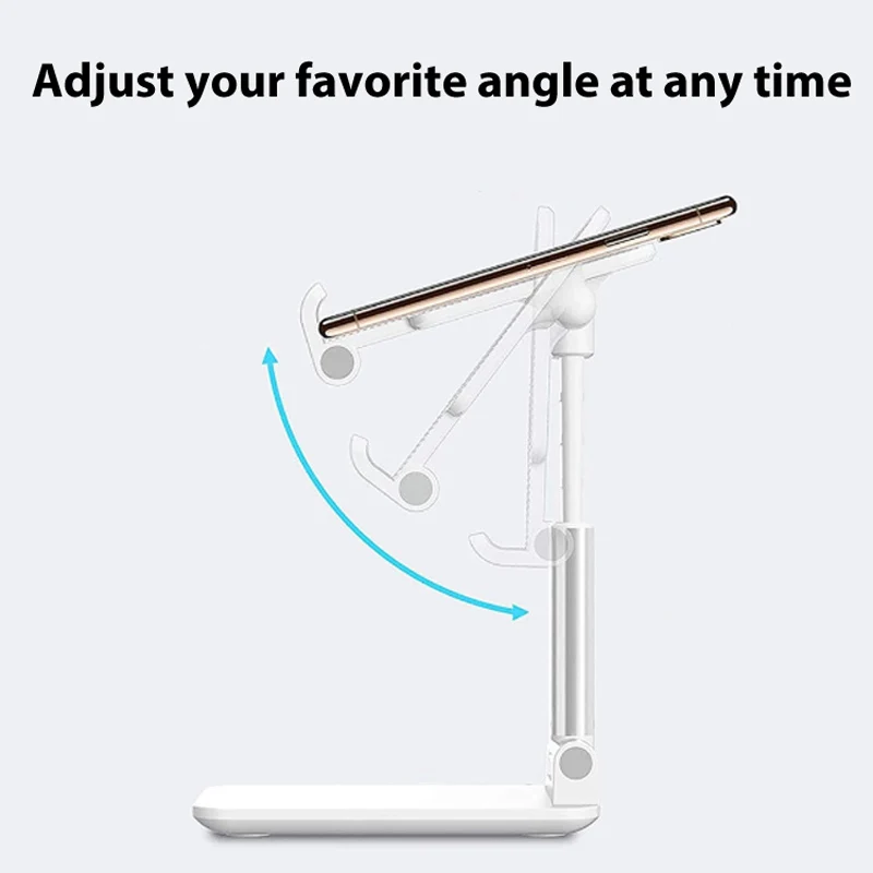 عدم الانزلاق حامل هاتف المحمول طوي سطح المكتب phablet حامل هاتف متعدد زاوية مكتب حامل هاتف مباشر بالجملة دعم OEM