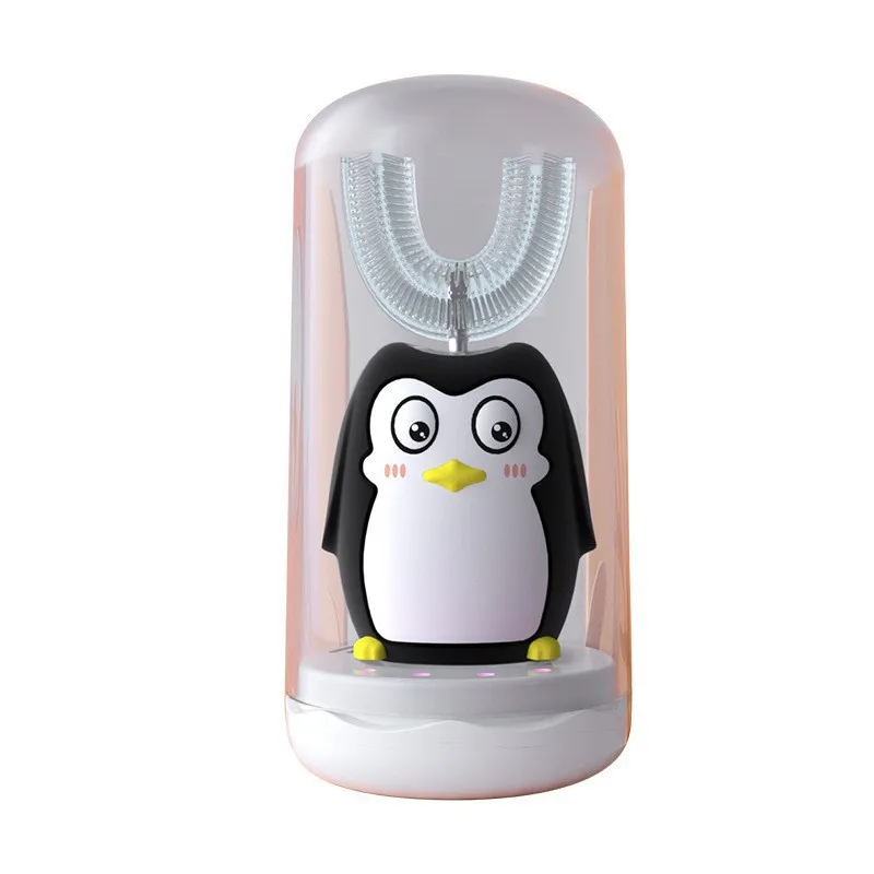 Electric Toothbrush Penguin Children U Toothbrush Set Wholesale and Practical New Year Gift