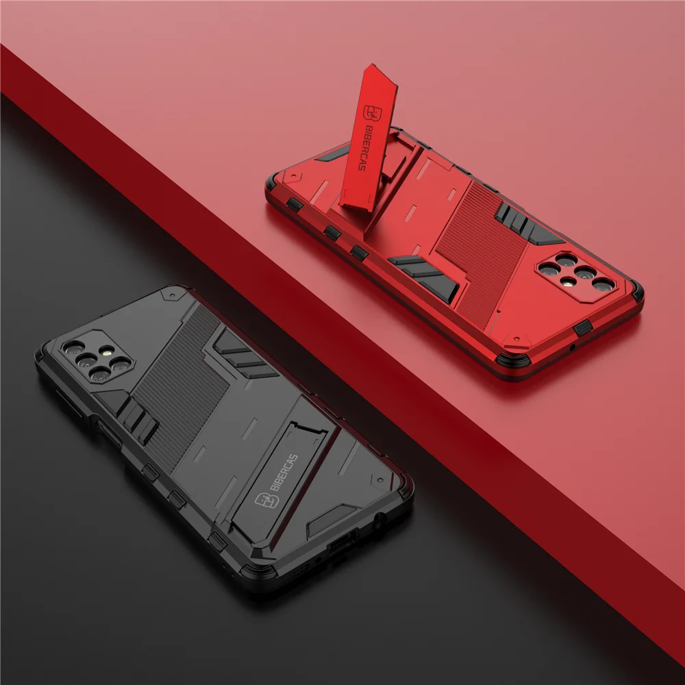 For Samsung M51 Case Shockproof  Robot Holder Stand Armor Cover for Samsung Galaxy M51 SM-M515F/DSN M 51 6.7\'\' Fundas Coque Capa