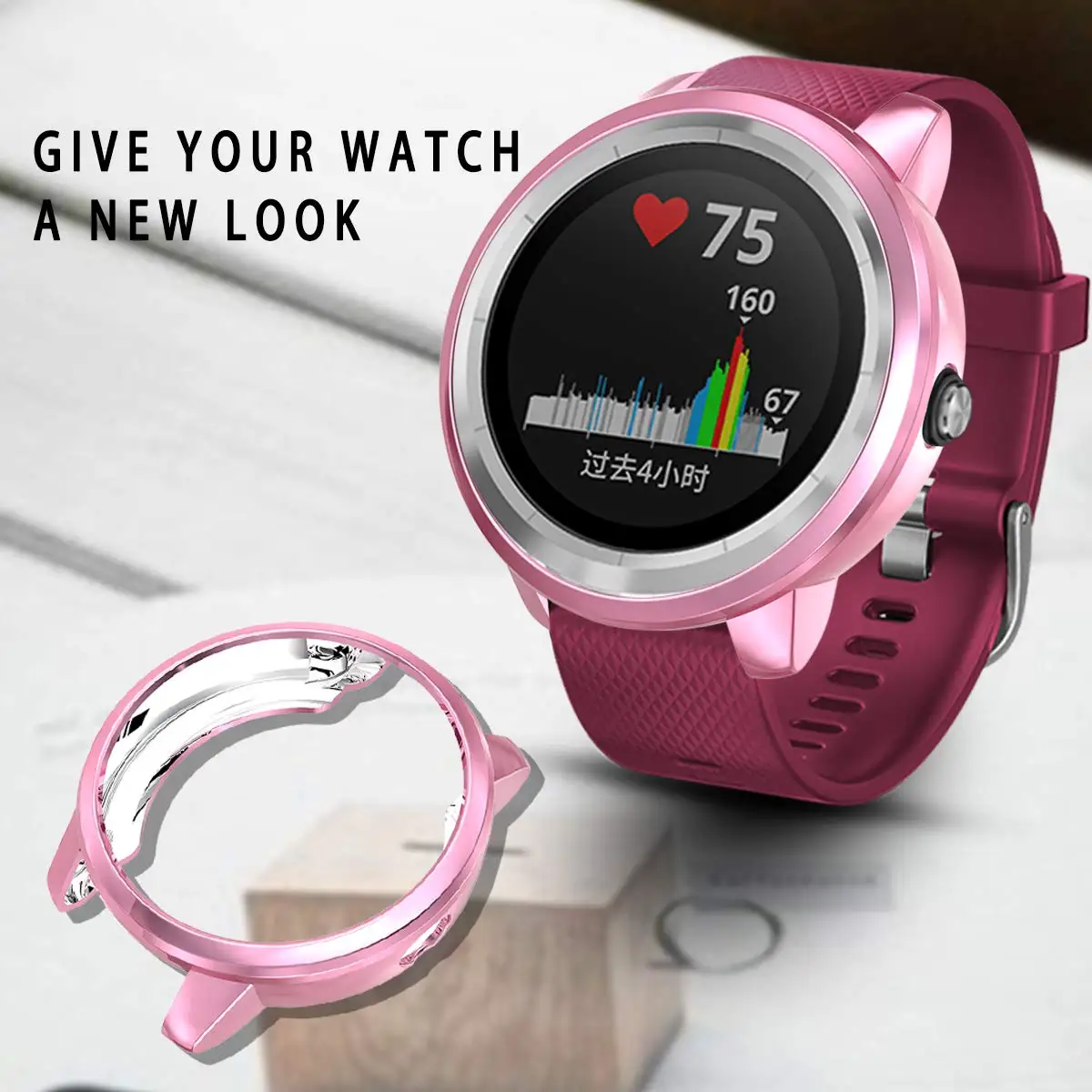 Capa Protetora TPU para Garmin Vivoactive 3 Music