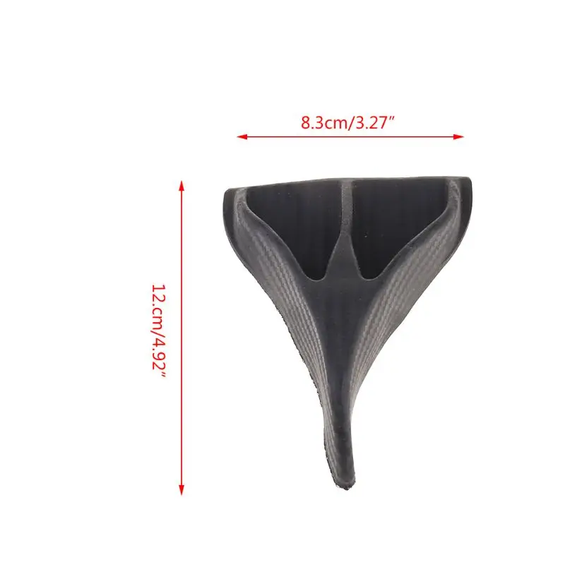 Car Roof Fin Car Spoiler Universal Tuning Roof Diffuser Shark Fins Spoiler Wing Kit Air Vortex Generator