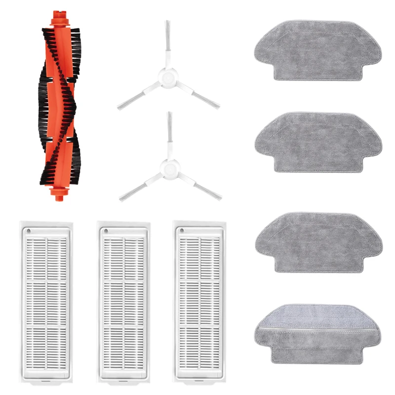 Piezas de aspiradora para Xiaomi Mijia (SKV4110GL / Mi Vacuum Mop P Pro), accesorios blancos para Robot, cepillos y filtros
