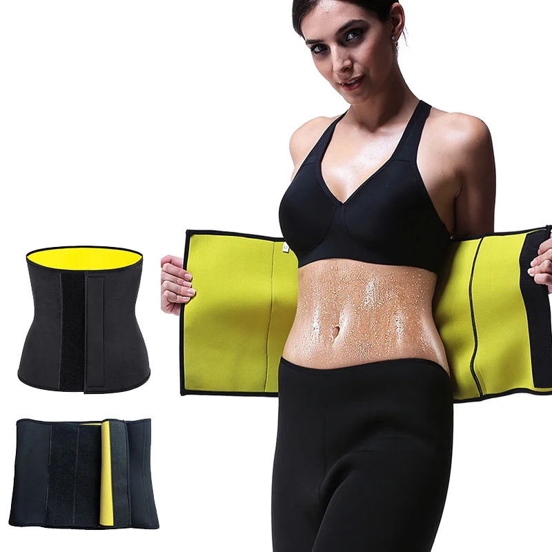 Plus Size Waist Trainer Body Shaper Tummy Slimming Belt Belly Fat Burning Corset Belt Gym Accessories Losing Weight Lumbar Belt