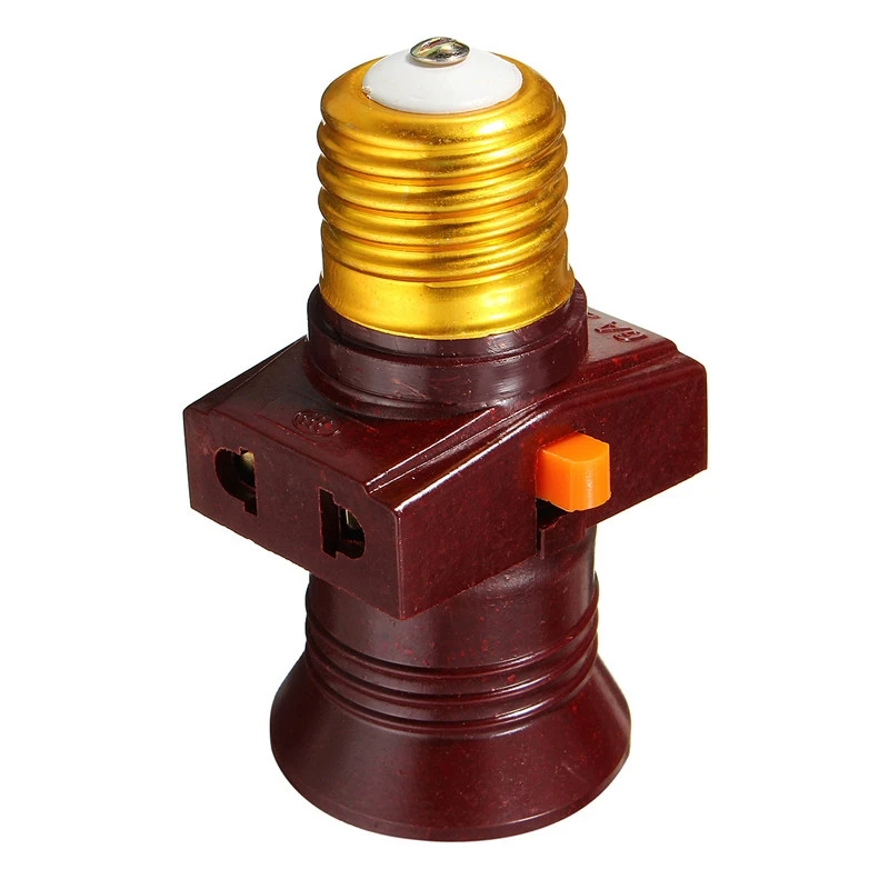 110-250V E27 Screw Bulb Holder Convert To With Switch Lamp Socket LED Bulb Adapter Lighting Support Dropshipping