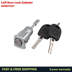 Left Door Lock Barrel Cylinder For VW Golf 4 Iv Mk4 Bora A6 Skoda Fabia Polo 1997-2003 604837167