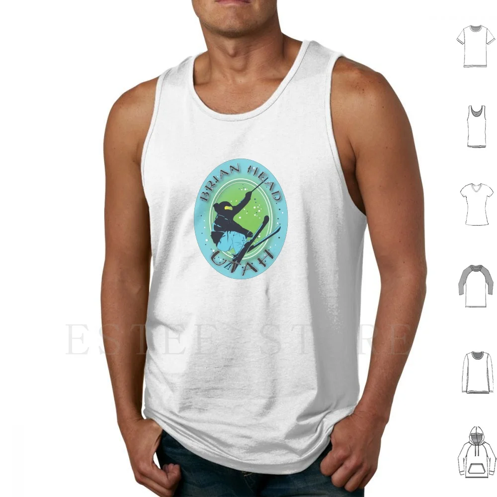 Brian Head Ski Snowboard Gift Ideas Skiing Snowboarding Park City Resort Tank Tops Vest Ski Resort Ski Resort Area