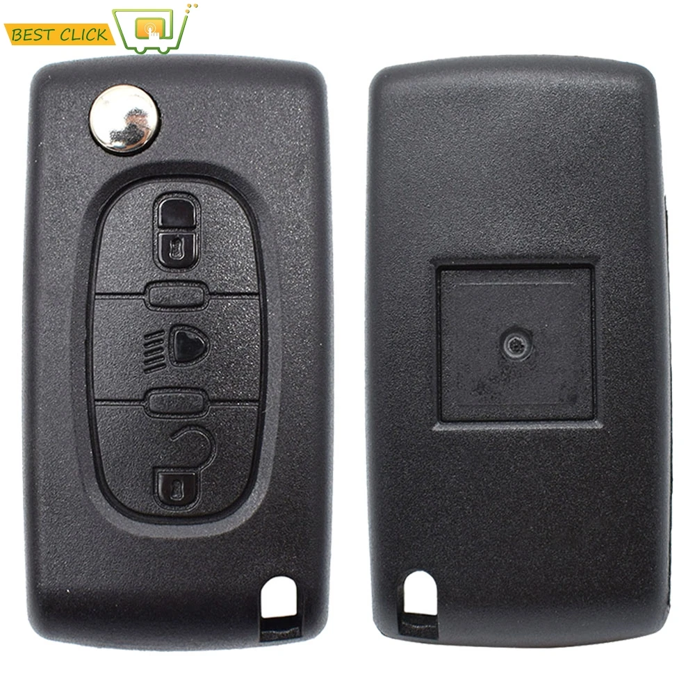 Etui na kluczyki do samochodu przypadku pokrowiec do citroena C2 C3 C4 C5 C6 C8 2003 2004 2005 2006 2007 2008 2009 2010 2011 2012 VA2 ostrze CE0523