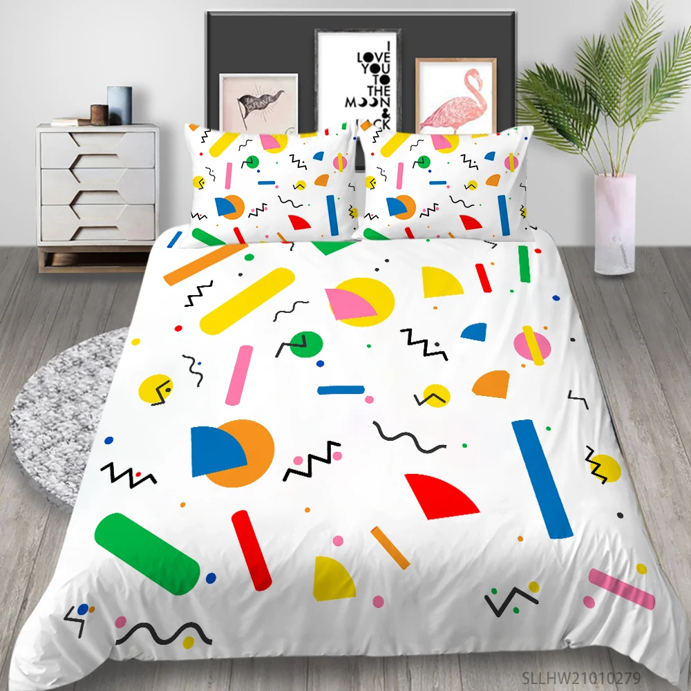 

3D Cartoon Bedding Set Cute Duvet Cover Girls Dream Quilt Cover King Queen Full Double Single Twin Size