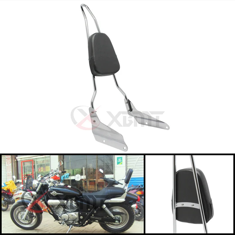 

Motorcycle Chrome Passenger Backrest Sissy Bar For Honda Magna 250 750 VF250 1995-2007 VF750 1994-2003