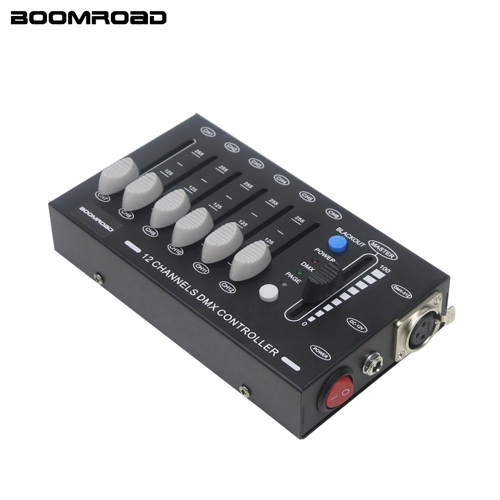 LED Controller 12CH Dmx Controller Mini Par Light DJ Console For Moving Heads Led Disco Effect