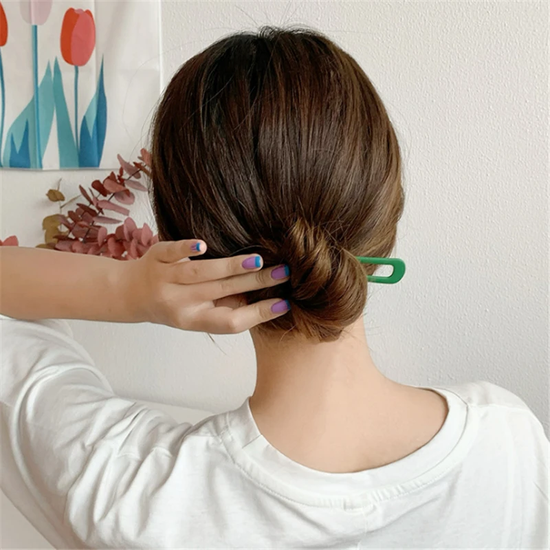 Einfache U-förmige Haarspangen für Frauen und Mädchen, Haarstäbchen, Braut-Haar-Styling-Zubehör, goldfarbene Metall-Haarnadeln, Haarspangen – Detail 26