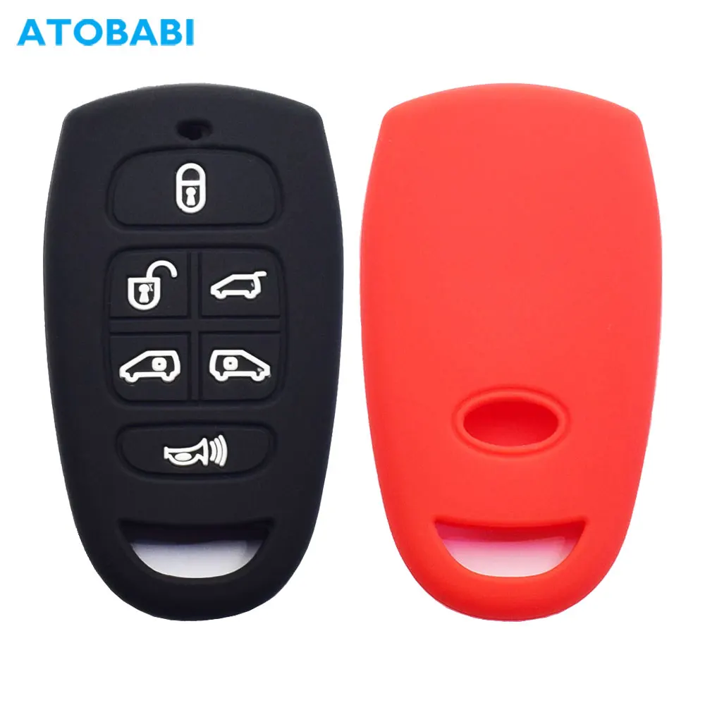 Silicone Car Key Cases Smart Remote Control Protector Cover Skin For Kia Sedona LX EX 3.8L V6 Carnival 2009 2010 2011 2012 2013