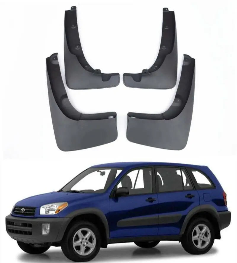 Garde-boue de voiture pour Toyota RAV4, garde-boue, garde-boue, garde-boue, accessoires de voiture, 2000-2005, 4 pièces