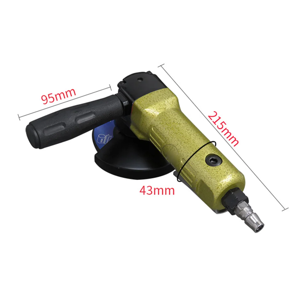 11000Rpm 1/4 "High-Speed Pneumatische Haakse Slijper 100Mm Met Pvc Handvat Gereedschap Voor Mechanisch Polijsten