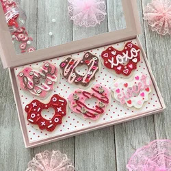 KSCRAFT Heart Donut Metal Cutting Dies Stencils for DIY Scrapbooking Decorative Embossing DIY Paper Cards