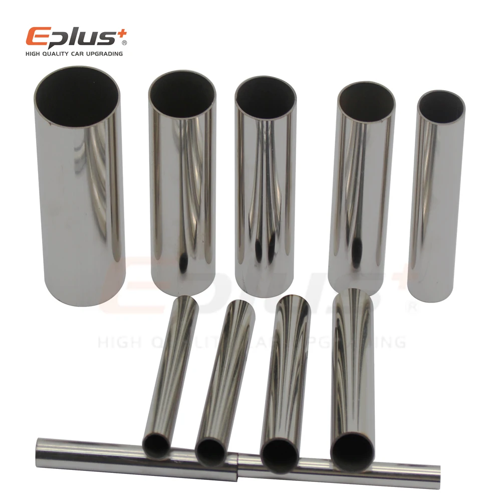 Length 400MM Universal 304 Stainless Steel Pipe Straight Multi-purpose Welding Materials Multiple Size Car Exhaust Pipe Intake