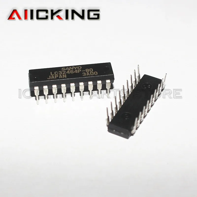 LC32464P-80 (10 pièces) LC32464P DIP18 Original DRAM page rapide mode IC Puce. En stock