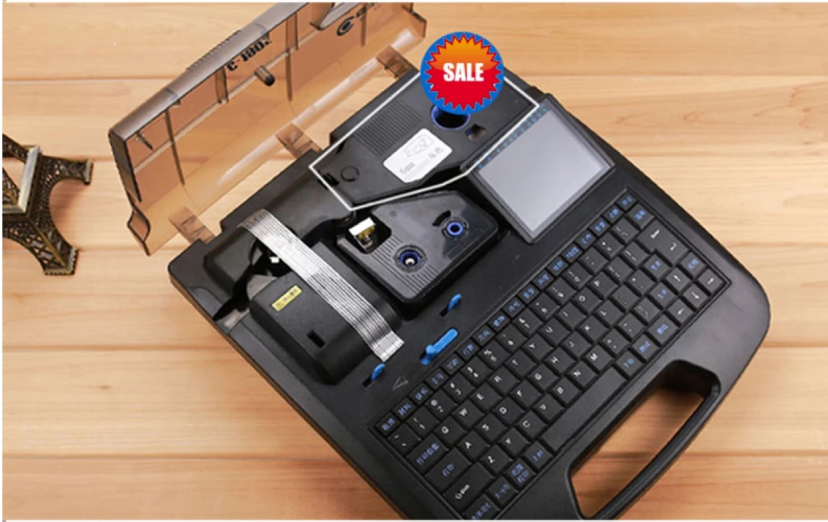 Label Tapes Cassette 9mm white  For Electronic Lettering Machine Cable ID printer Tube Printer C-280T