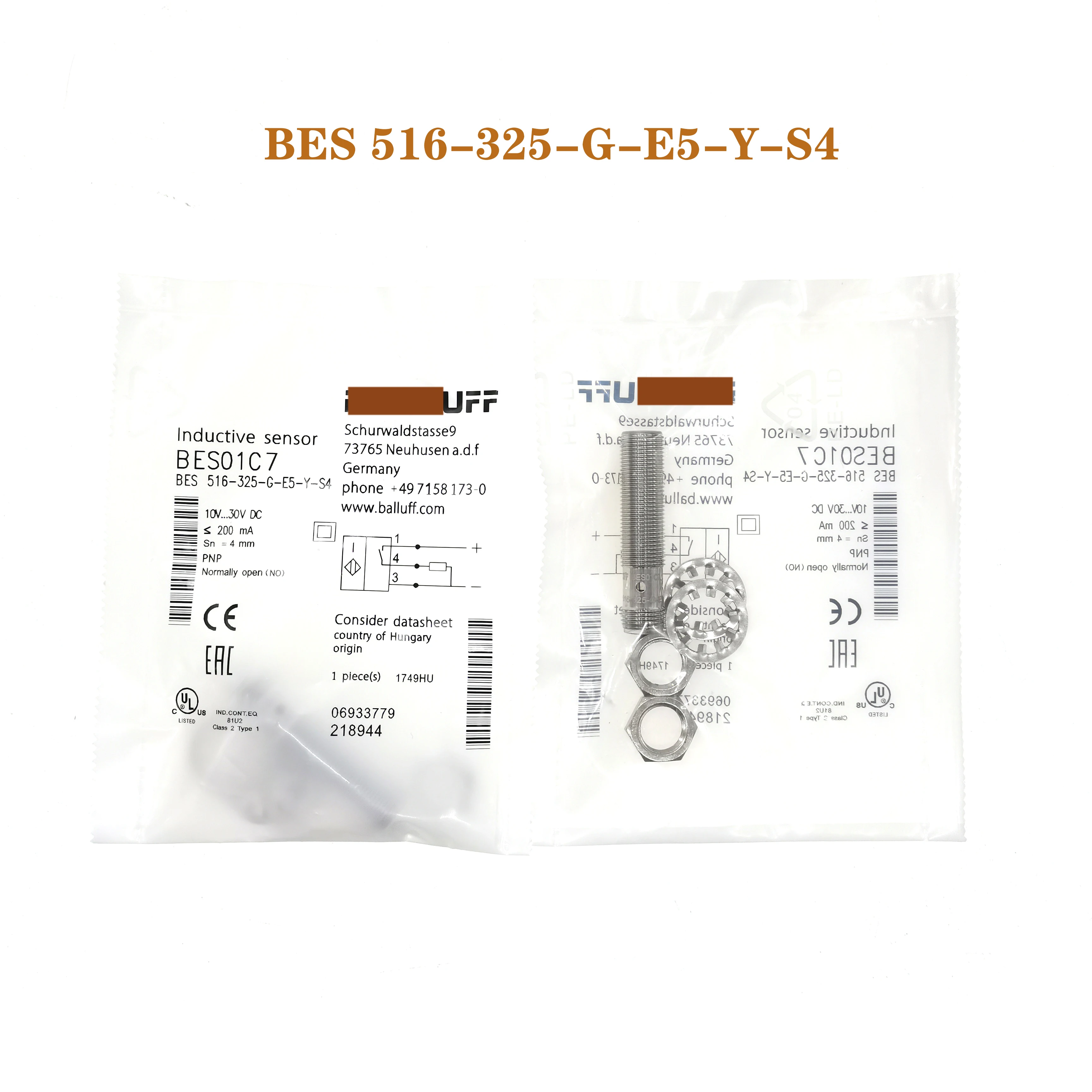 

BES 516-325-G-E5-Y-S4 proximity switch sensor spot