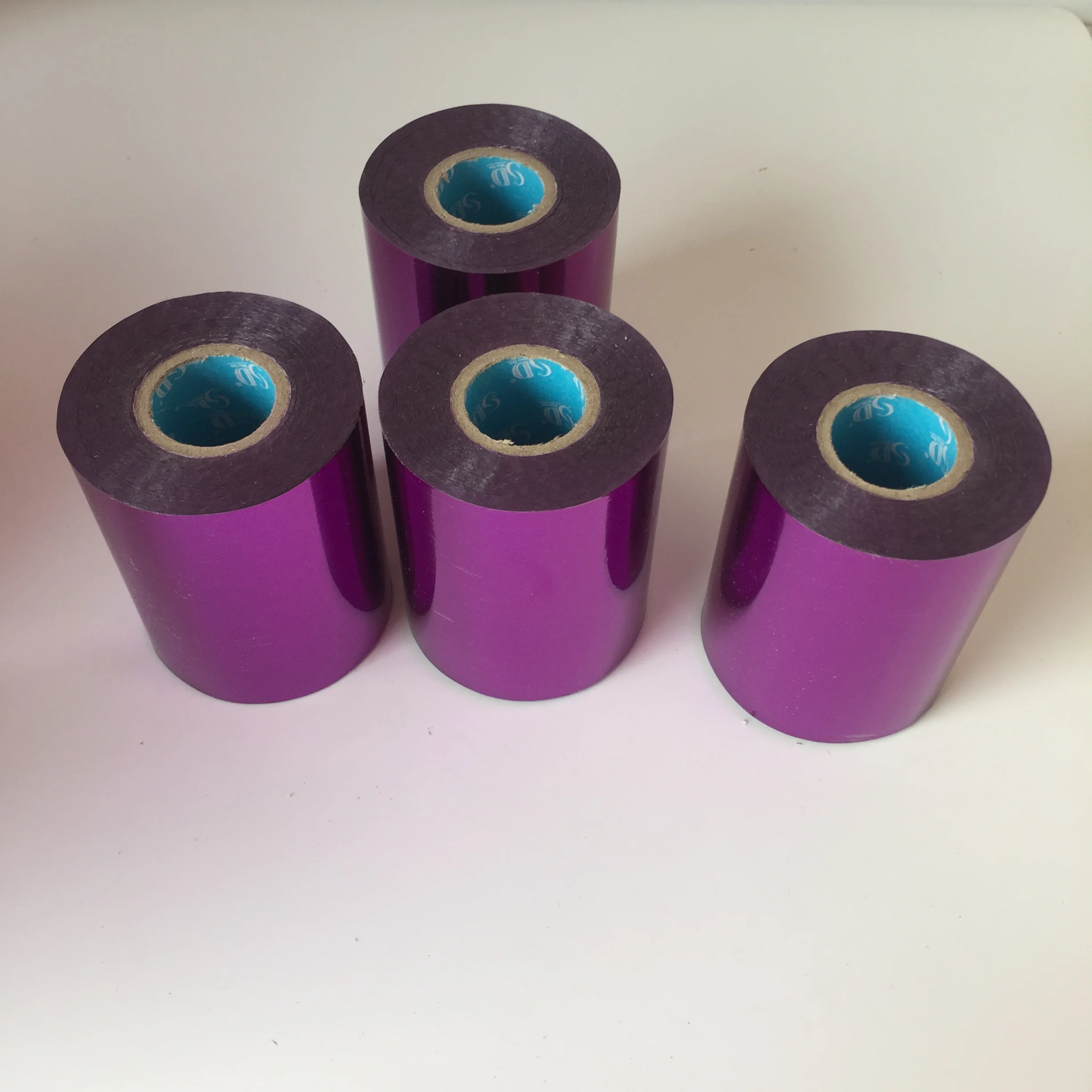 

Free Ship Glossy Purple Color Hot Foil Paper 64cmx120m or 8cmx120m/Roll