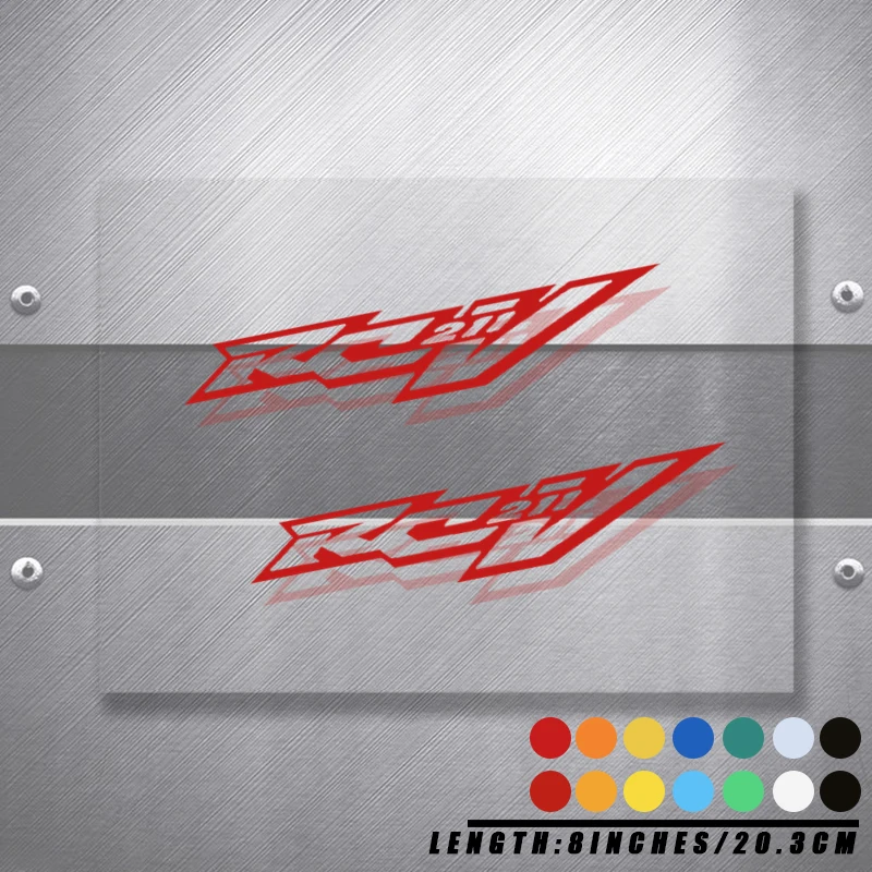 

2PCS Motorcycle Wheels Fairing Helmet Tank Pad Decoration Rim Logo Reflective Stickers Decals For HONDA RC211V rc 211v rc211 v