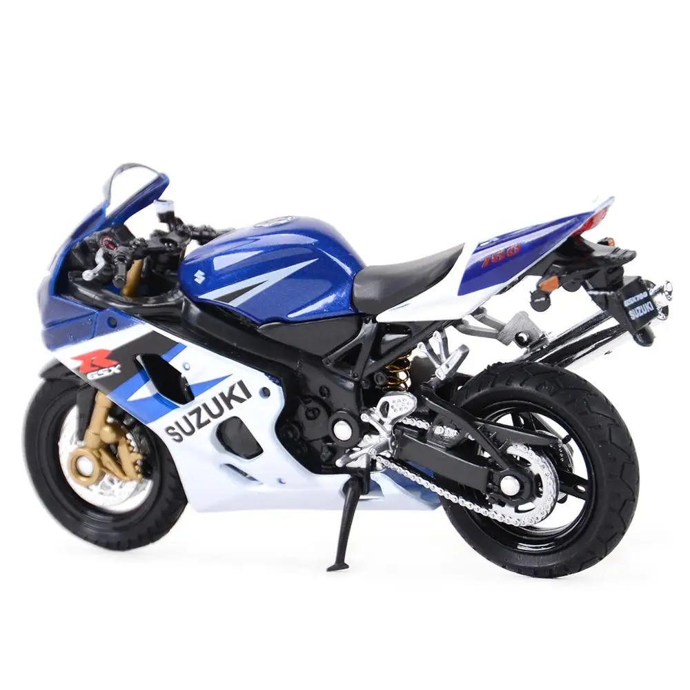 Welly 1:18 Suzuki GSX-R750 Die Cast Vehicles Collectible Hobbies Motorcycle Model Toys