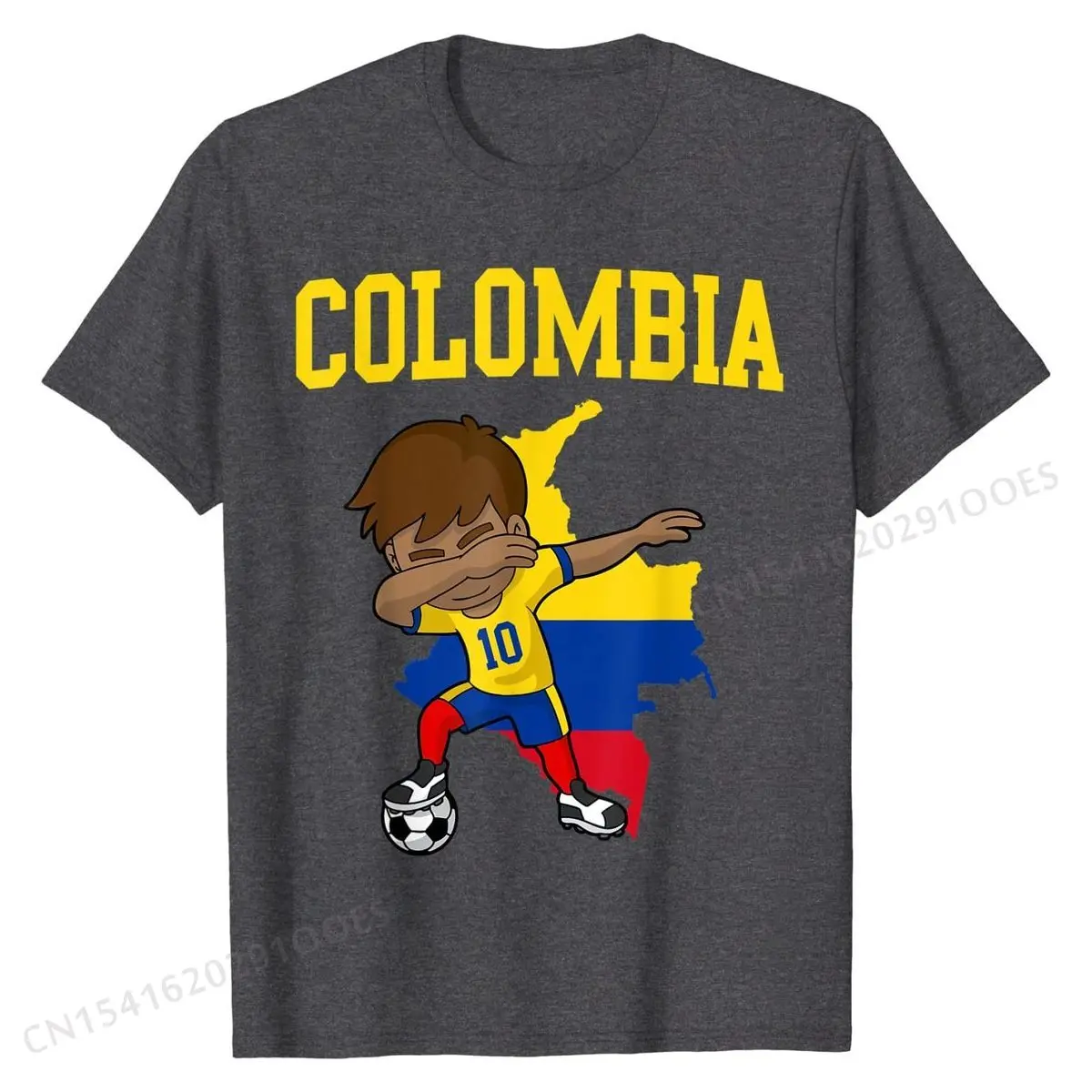 Colombia Soccer Colombian Football Dabbing T-Shirt Prevalent Mens Tshirts Cotton Tops & Tees Print