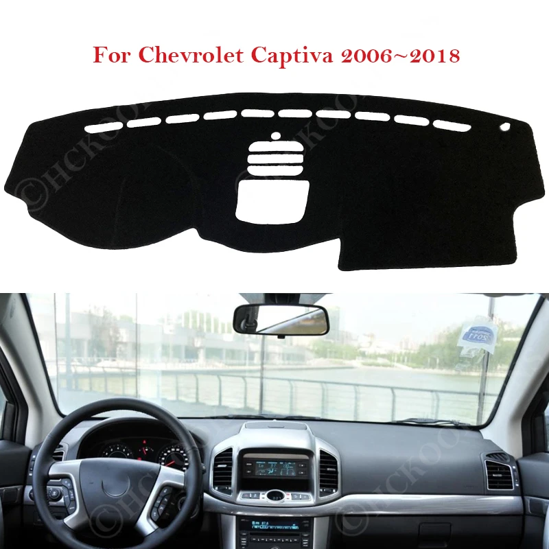 Dashboard Cover Protective Pad for Chevrolet Captiva 2006 -2018 Holden Daewoo Winstorm Accessories Dash Board Sunshade Carpet