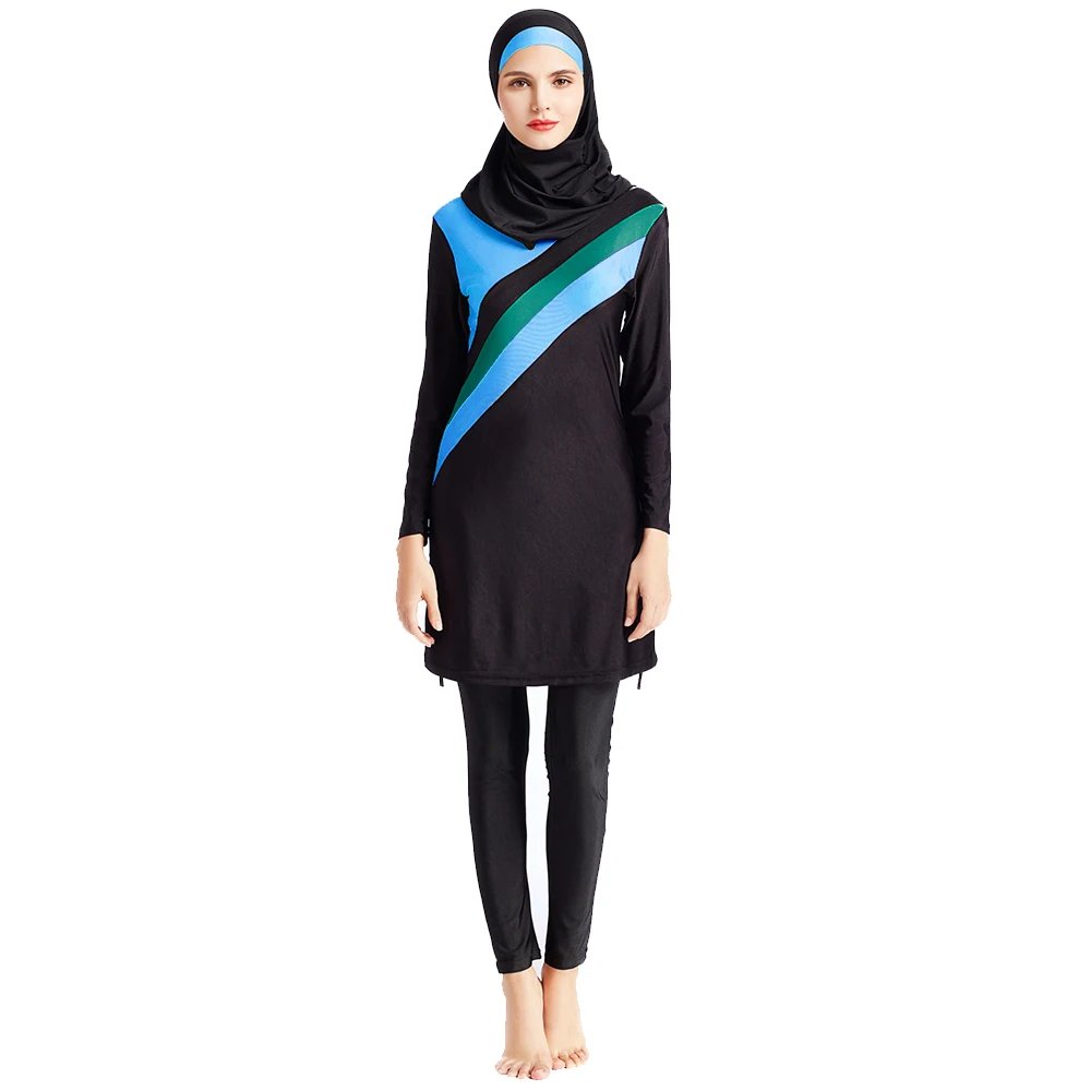 Women Bathing suit Plus Size Muslim Burkinis Beachwear New Islamic Swimsuit Muslim Swimwear Hijab Female Swimsuit