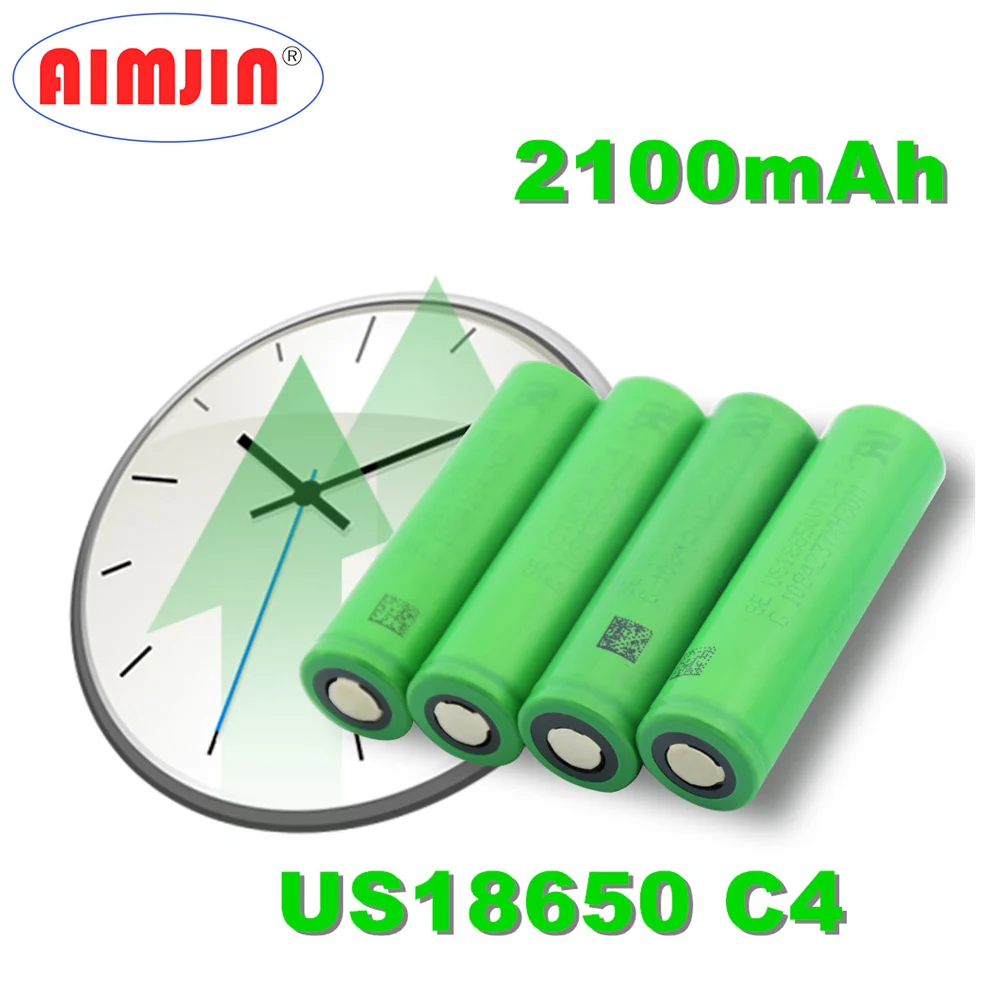 

1-10PCS 100% Original 3.6V 18650 VTC4 2100mAH Lithium Rechargeable Battery US18650VTC4 30A Discharge for Flashlight Toys