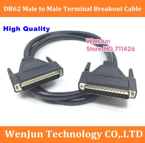 

DB62 D-SUB DR-62 62Pin male to male Data Cable 62 pins Signal Terminal Breakout Connector Cable 1M/1.5M/3M/5M