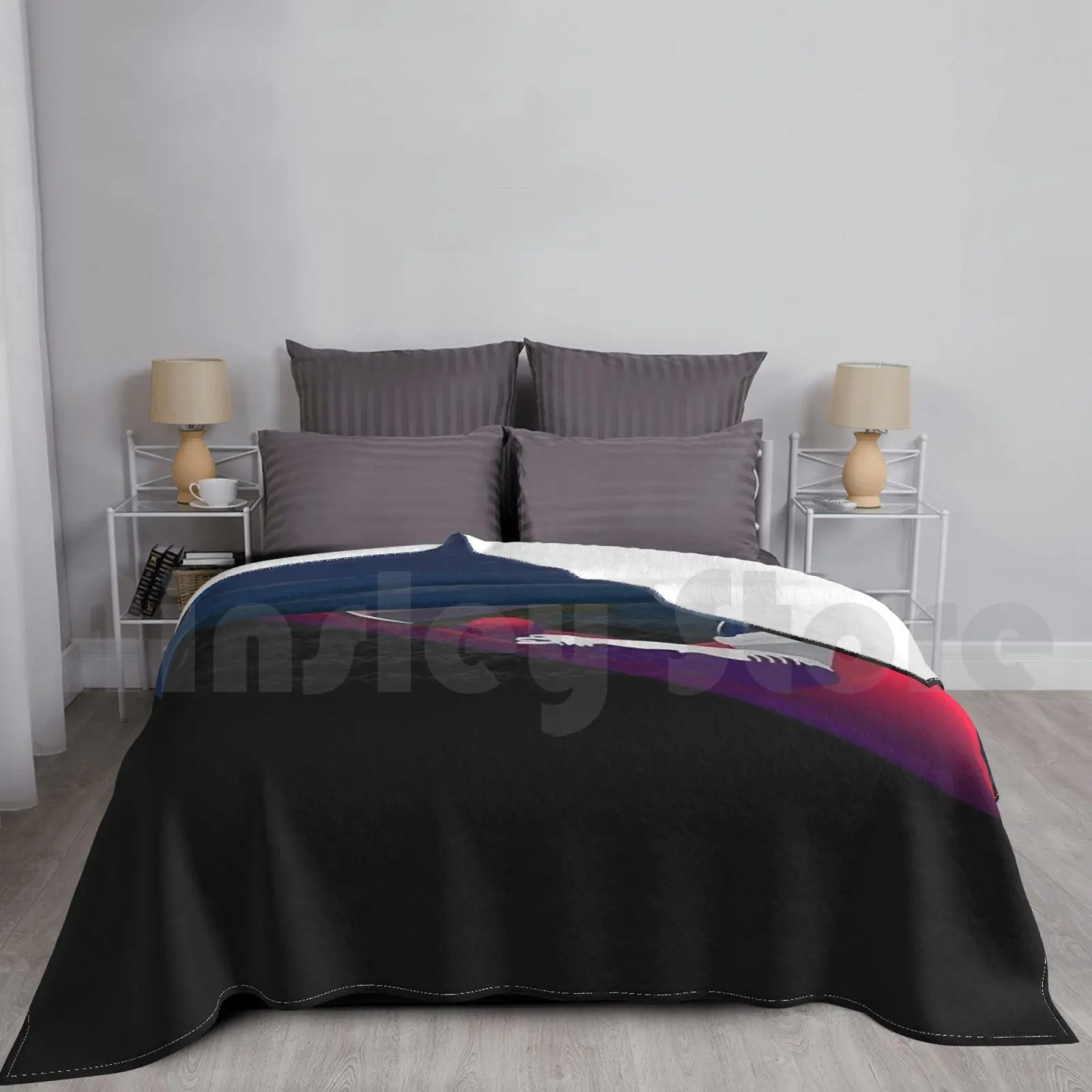 Space X Rocket Launched Blanket For Sofa Bed Spacex Rocket Fusée Elon Musk Crew Dragon Tesla