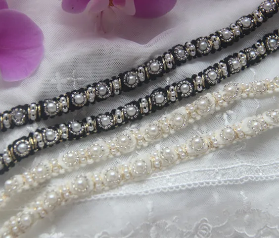Beaded Lace Ribbon …