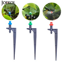 20PCS 90/180/360 Degrees Misting Nozzles on 10.7cm Stake 1/4'' Barb Garden Irrigation Sprinklers for Agriculture Farm