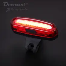 Rechargeable COB LED Bike Tail Light USB #4