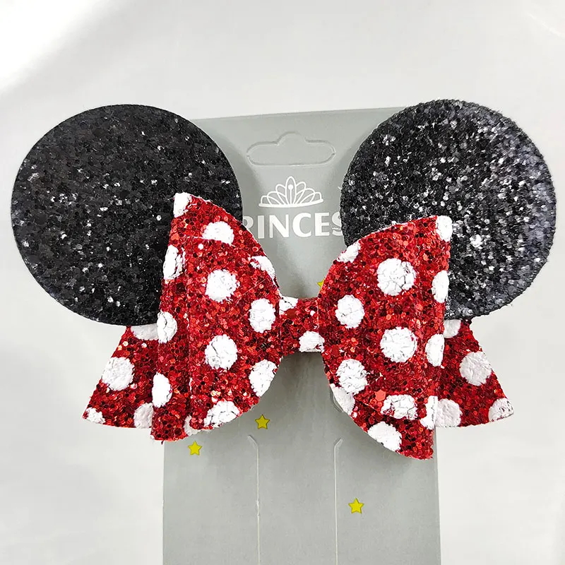 Princess Glitter Bow Sparkle Hair Clip for Women Girls Hairpin Children Kids Barrettes Hair Accessories